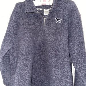 VS Pink Sherpa (Dark Gray)😍